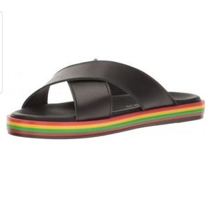 Rasta Sandals LF Ri-Rainbow Sandals - Rasta colors